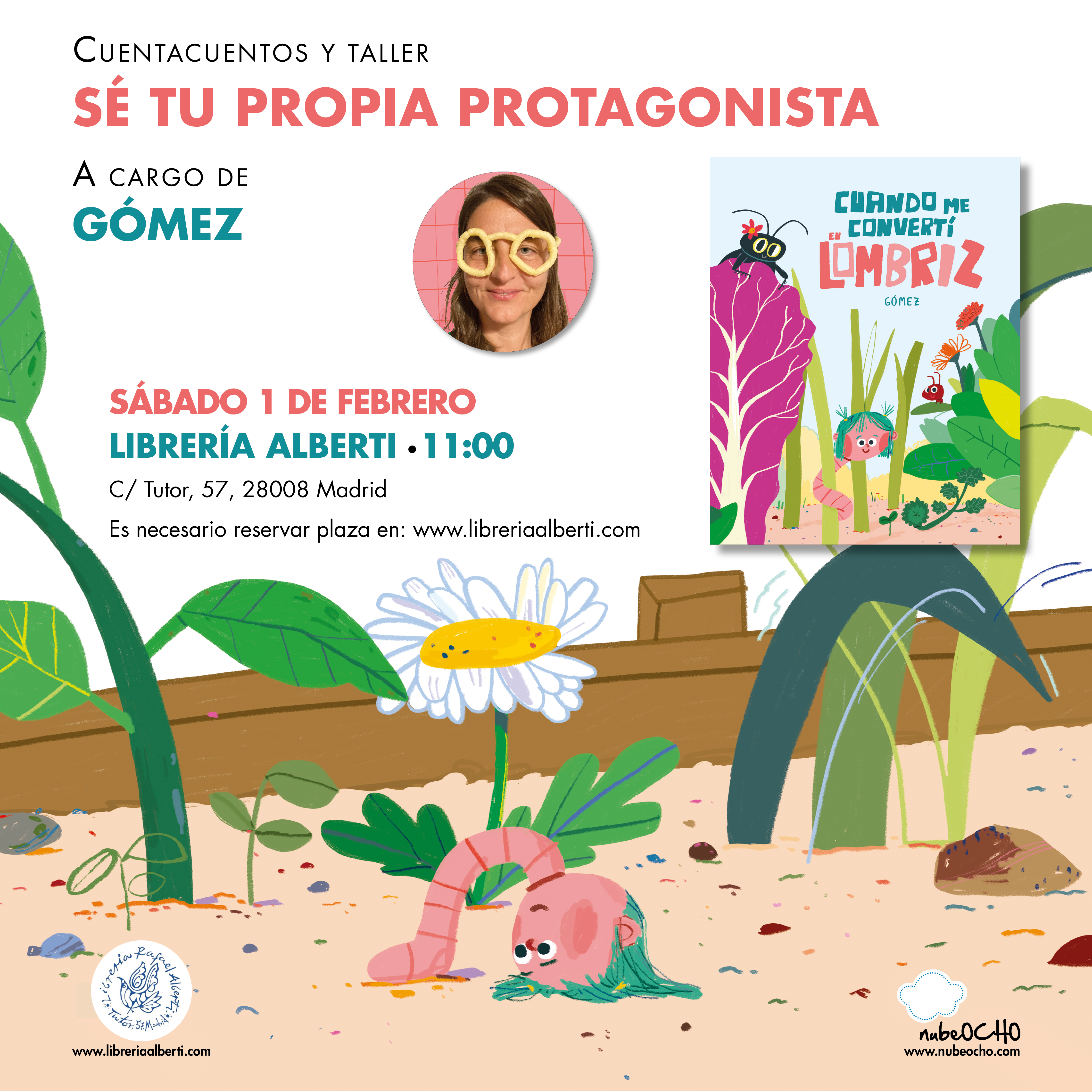 Sé tu propia protagonista | Cuentacuentos y taller con GÓMEZ