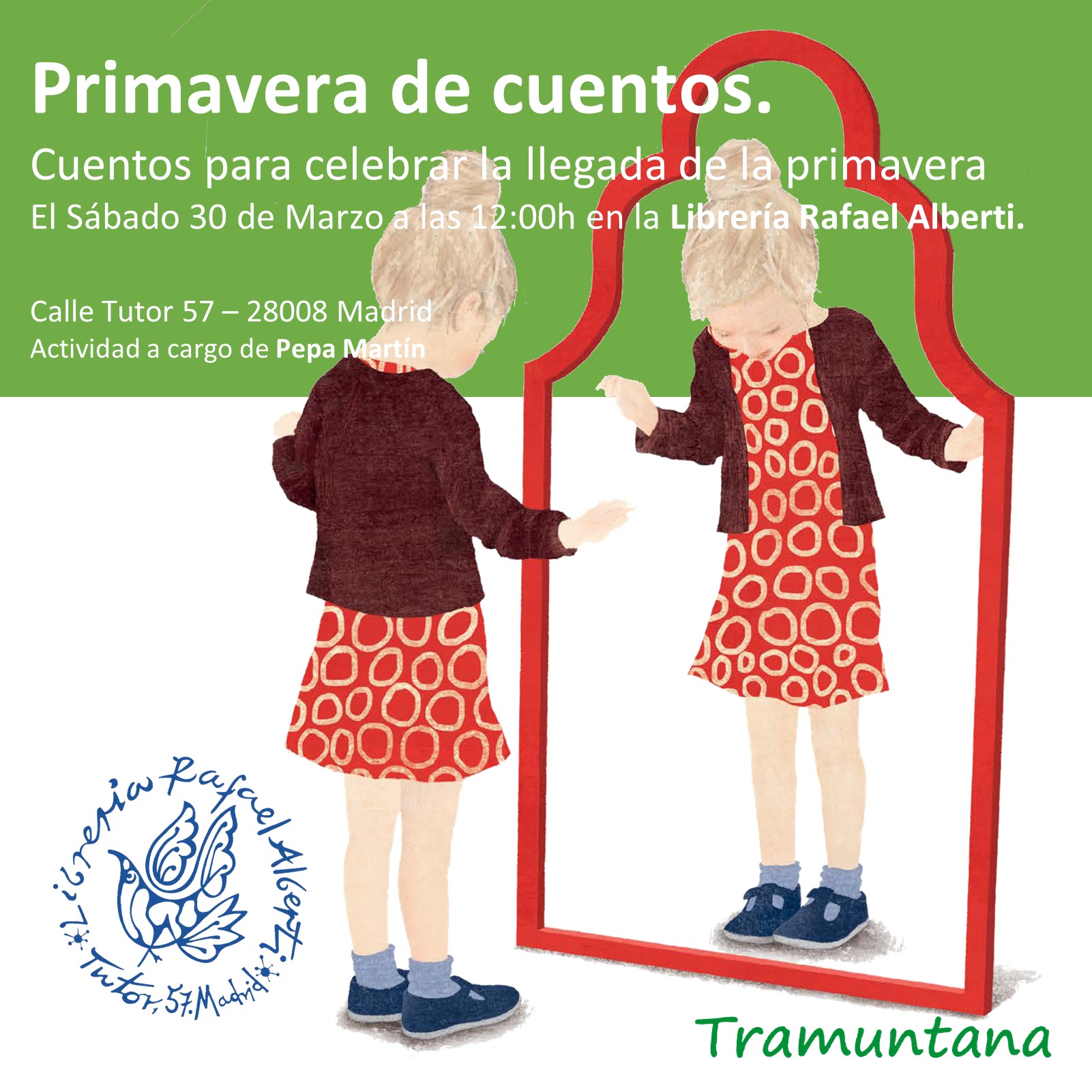 Cuentacuentos para dar la bienvenida a la primavera con PEPA MARISCADORA DE CUENTOS (Tramuntana)