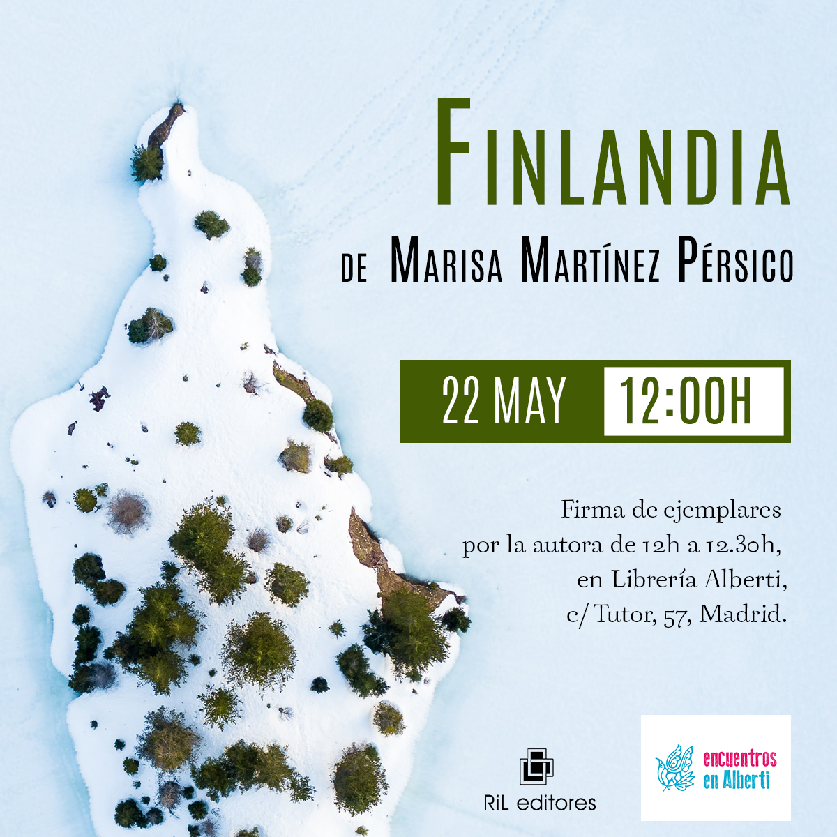 MARINA MARTÍNEZ PÉRSICO firma 'Finlandia' (RIL Editores)
