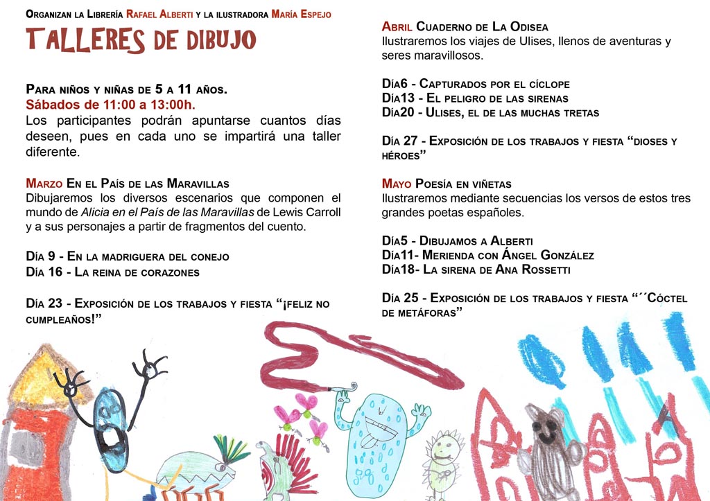 Sábados creativos en la Alberti: En el País de las Maravillas