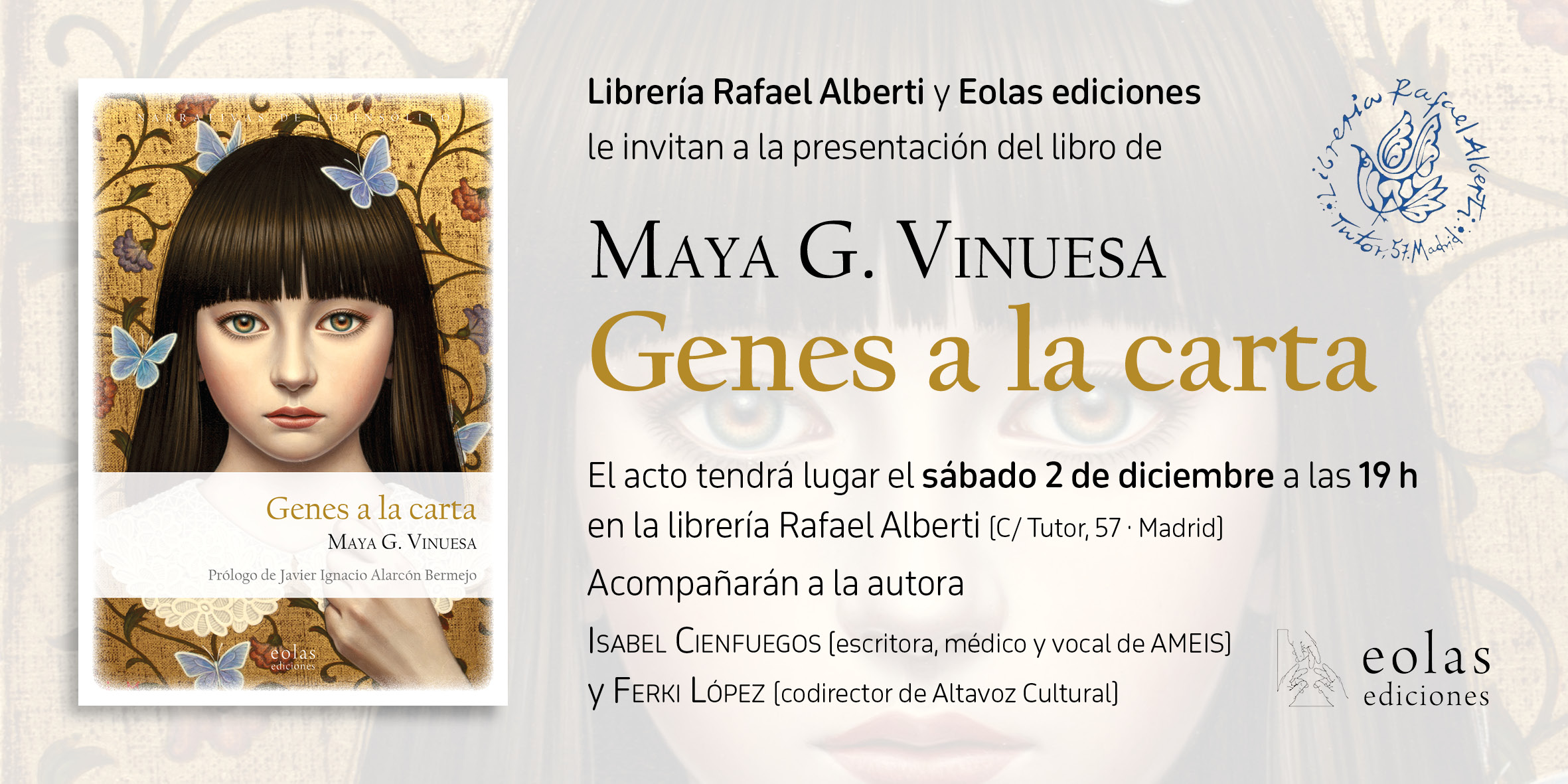 MAYA G. VINUESA, Genes a la carta (Eolas)