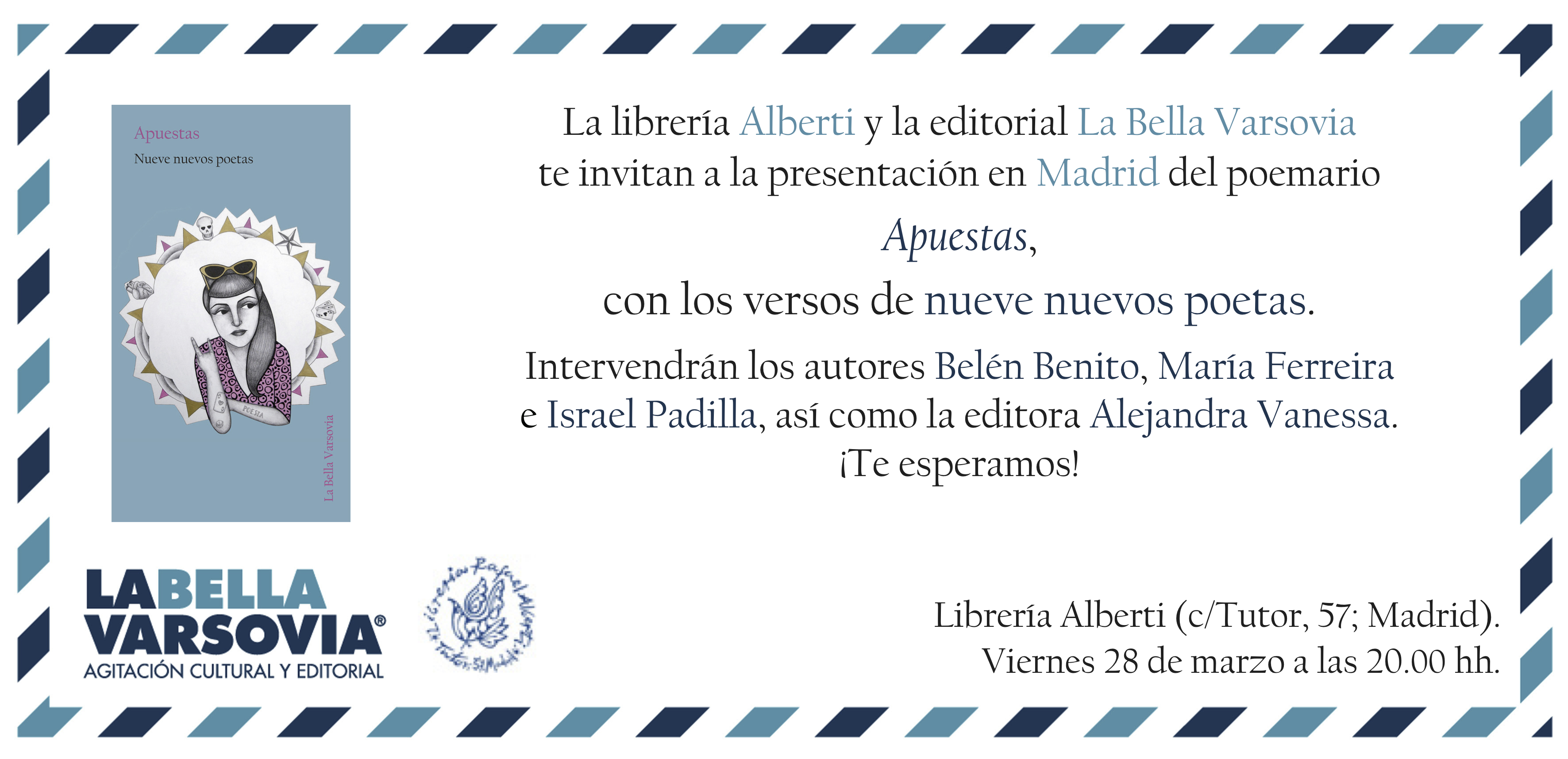 Apuestas. Nueve nuevos poetas (La Bella Varsovia)