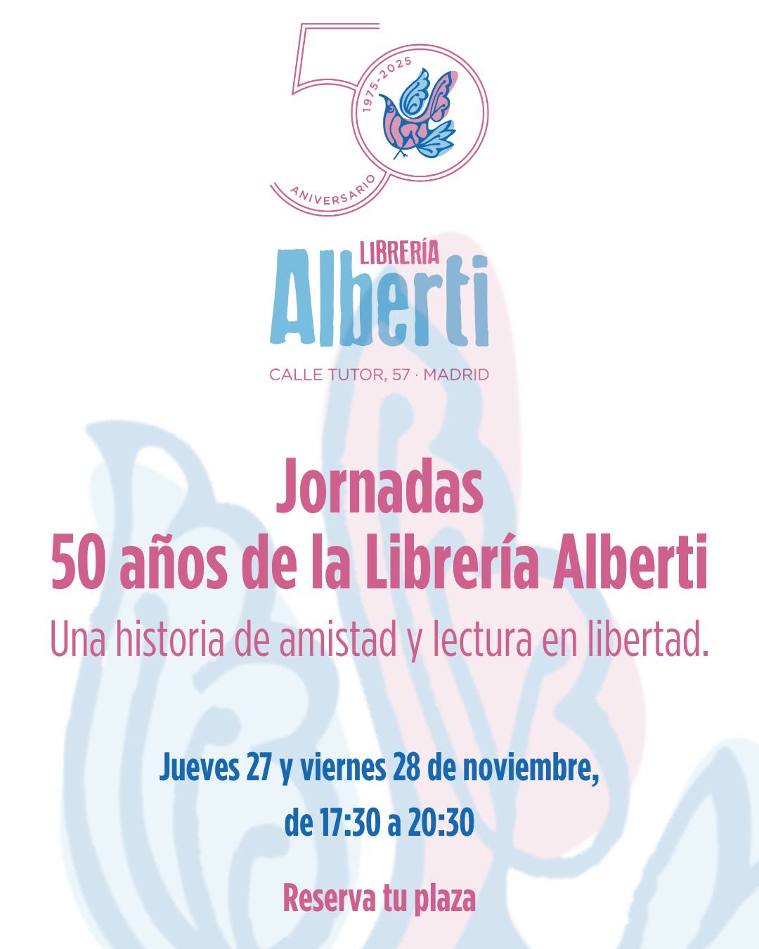 JORNADAS 50 años de la Librería Alberti | Una historia de amistad y lectura en libertad