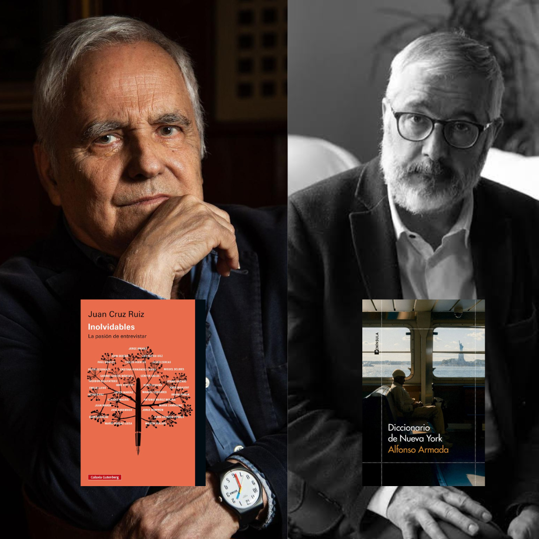 Vermú literario con JUAN CRUZ Y ALFONSO ARMADA