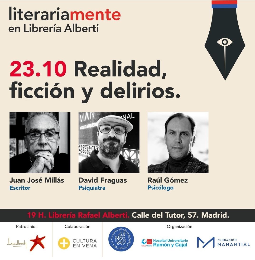 LiterariaMENTE | JUAN JOSÉ MILLÁS, DAVID FRAGUAS y RAÚL GÓMEZ