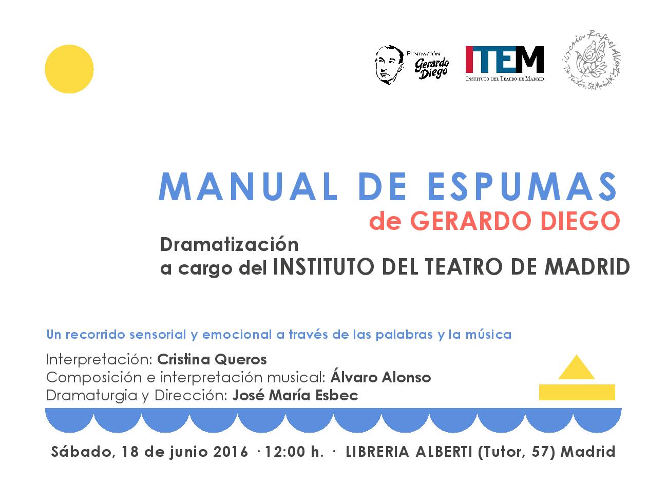 'Manual de espumas', de GERARDO DIEGO, para niños