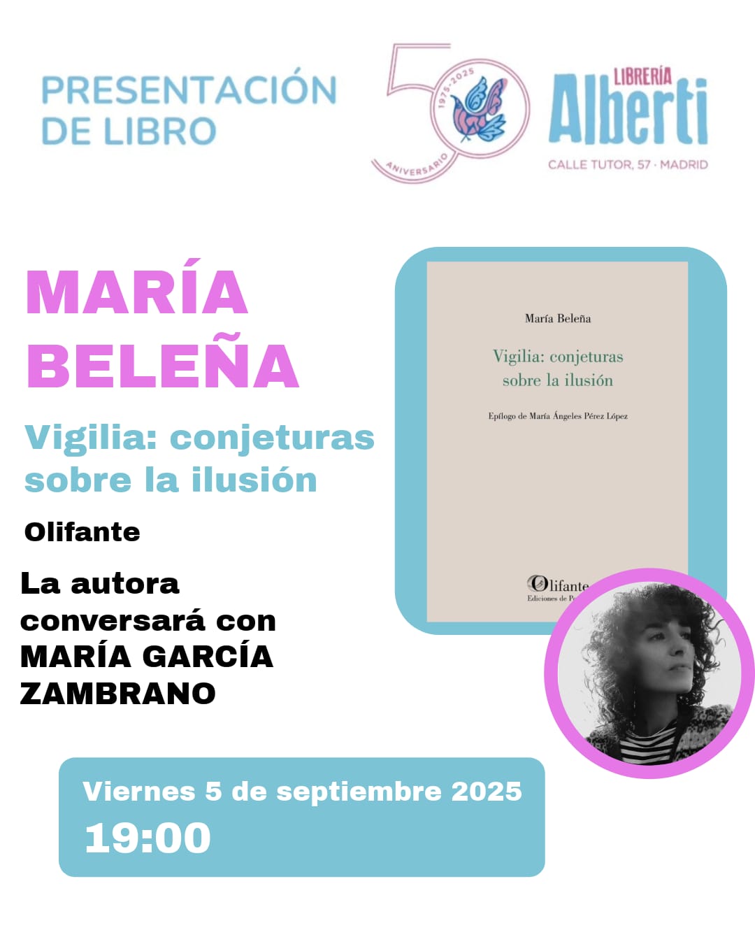 MARÍA BELEÑA, Vigilia: conjeturas sobre la ilusión (Olifante)