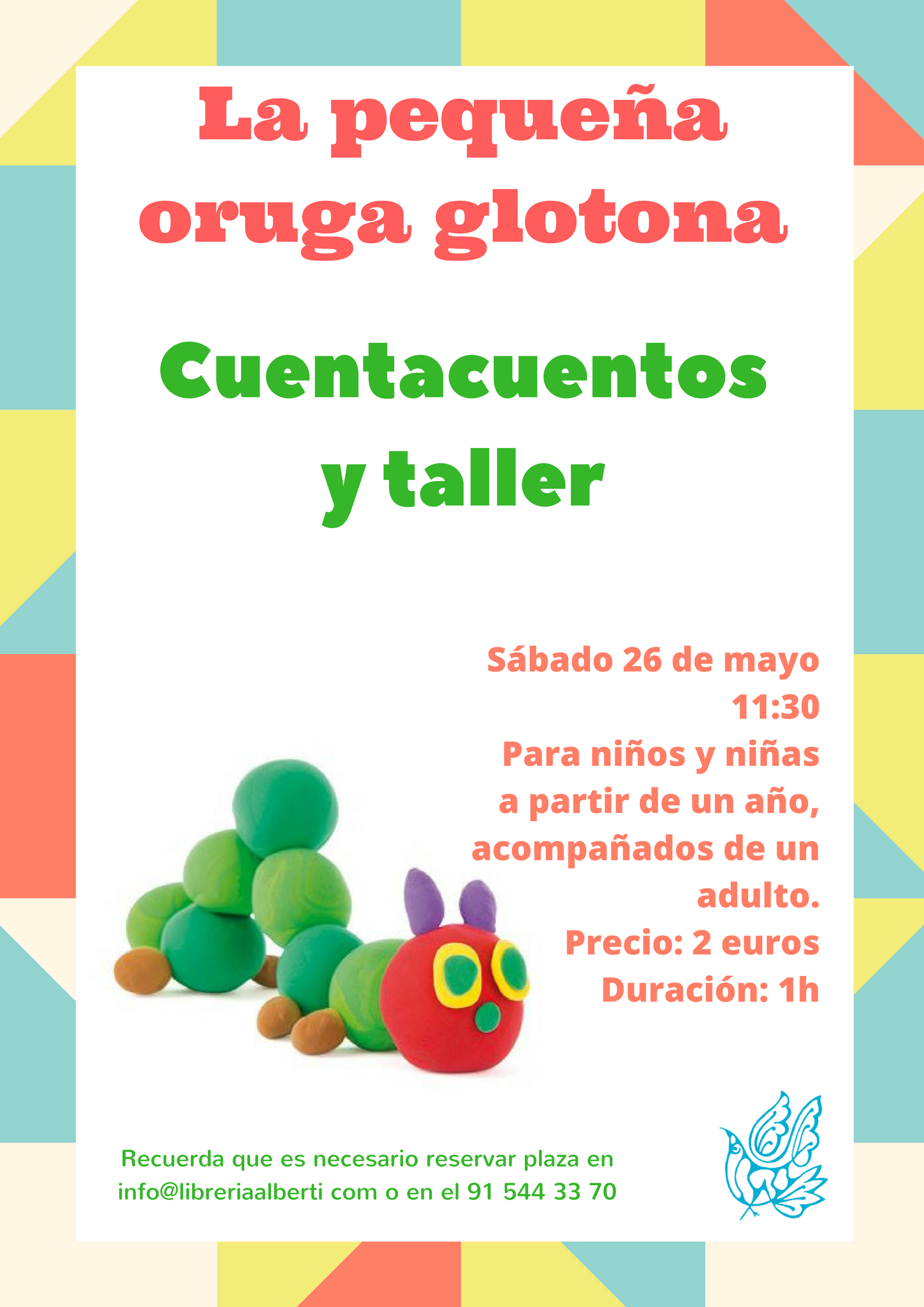 La pequeña oruga glotona - Cuentacuentos y taller