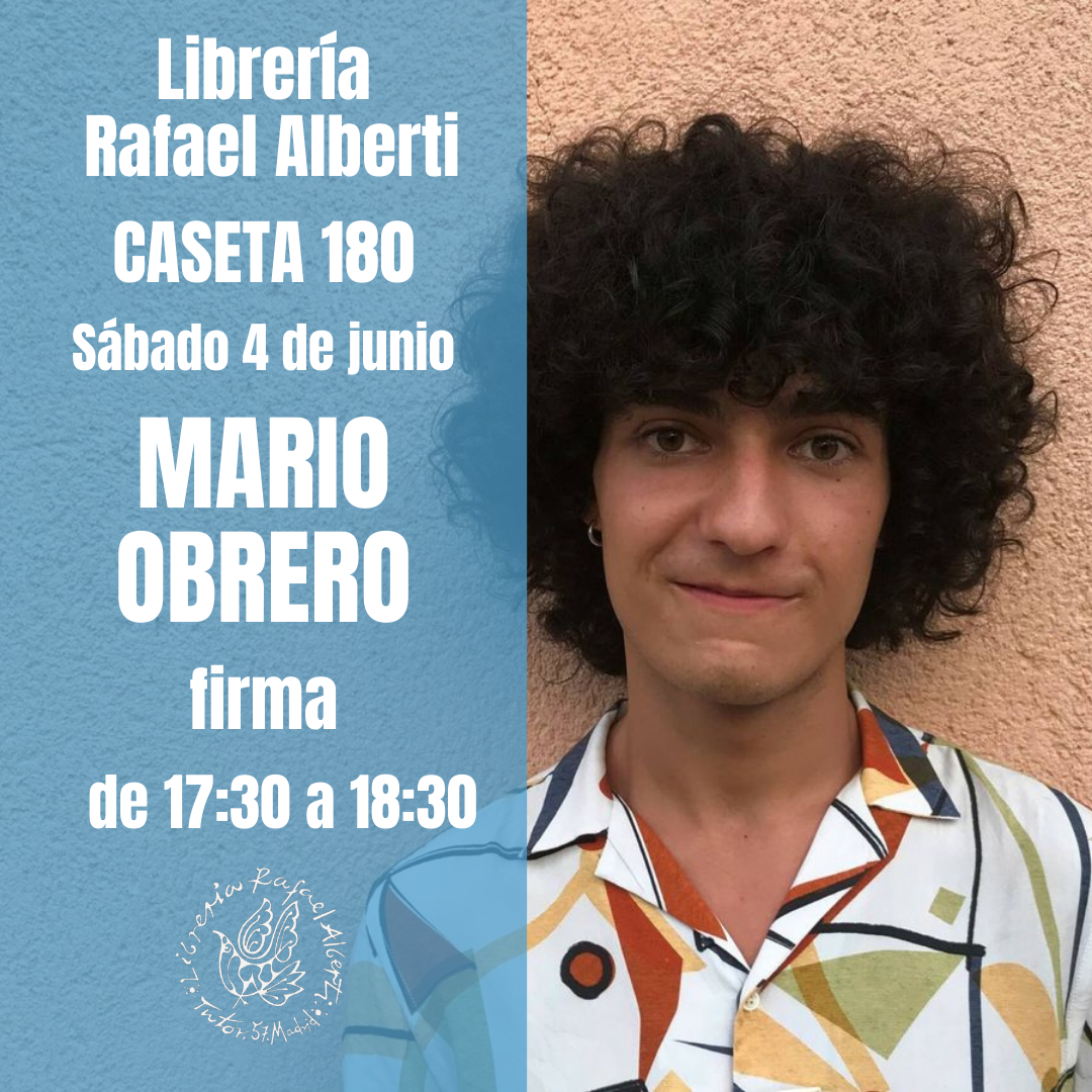 MARIO OBRERO - CASETA 180 - FERIA DEL LIBRO DE MADRID
