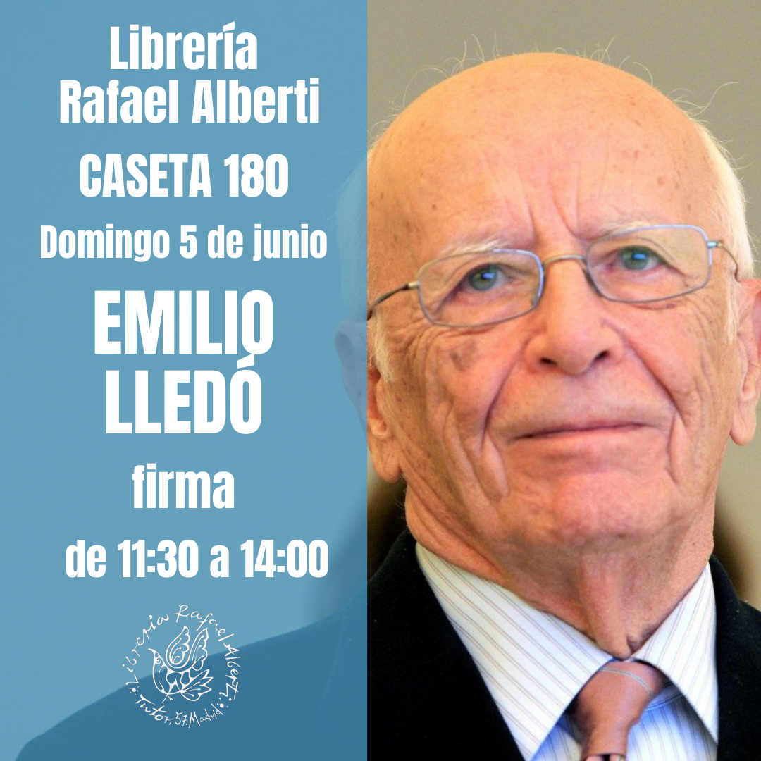 EMILIO LLEDÓ - CASETA 180 - FERIA DEL LIBRO DE MADRID