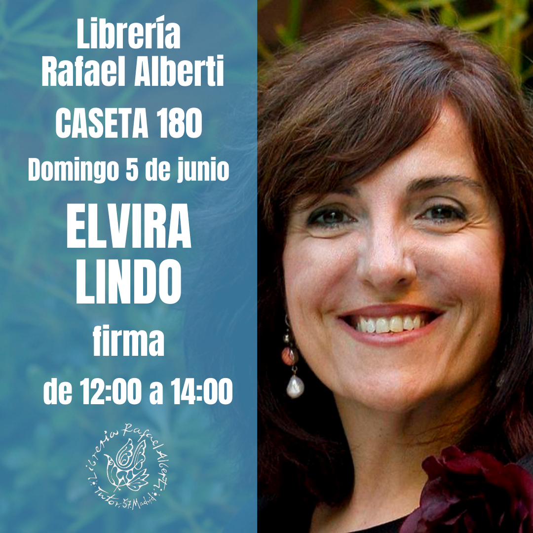 ELVIRA LINDO - CASETA 180 - FERIA DEL LIBRO DE MADRID