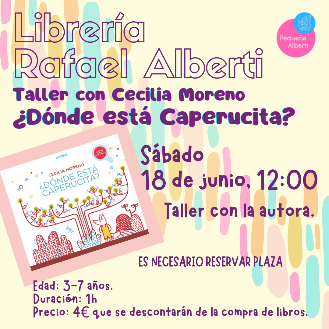 ¿Dónde está Caperucita? - Taller y firma de libros con CECI MORENO