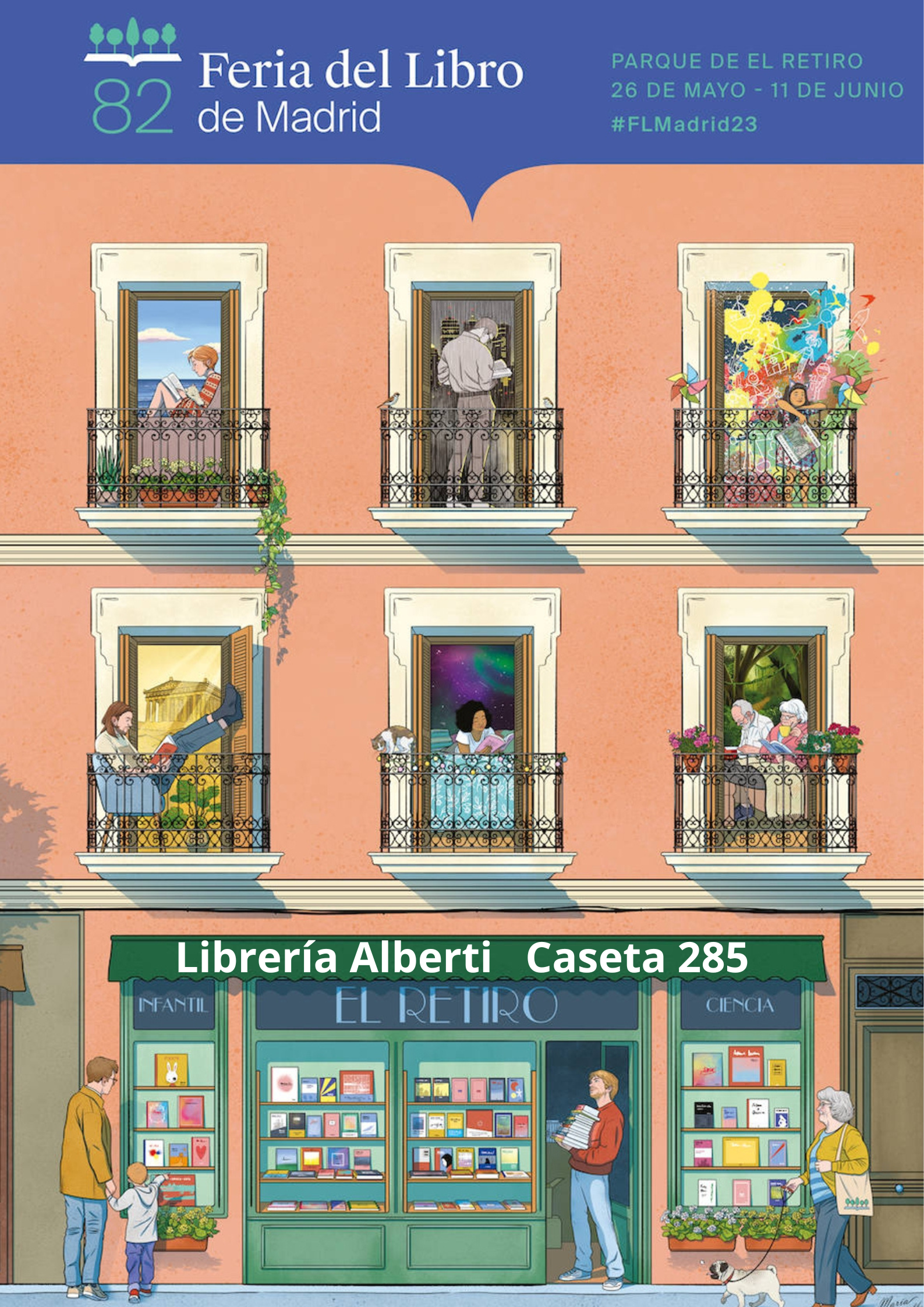 LA ALBERTI EN LA FERIA DEL LIBRO DE MADRID 2023