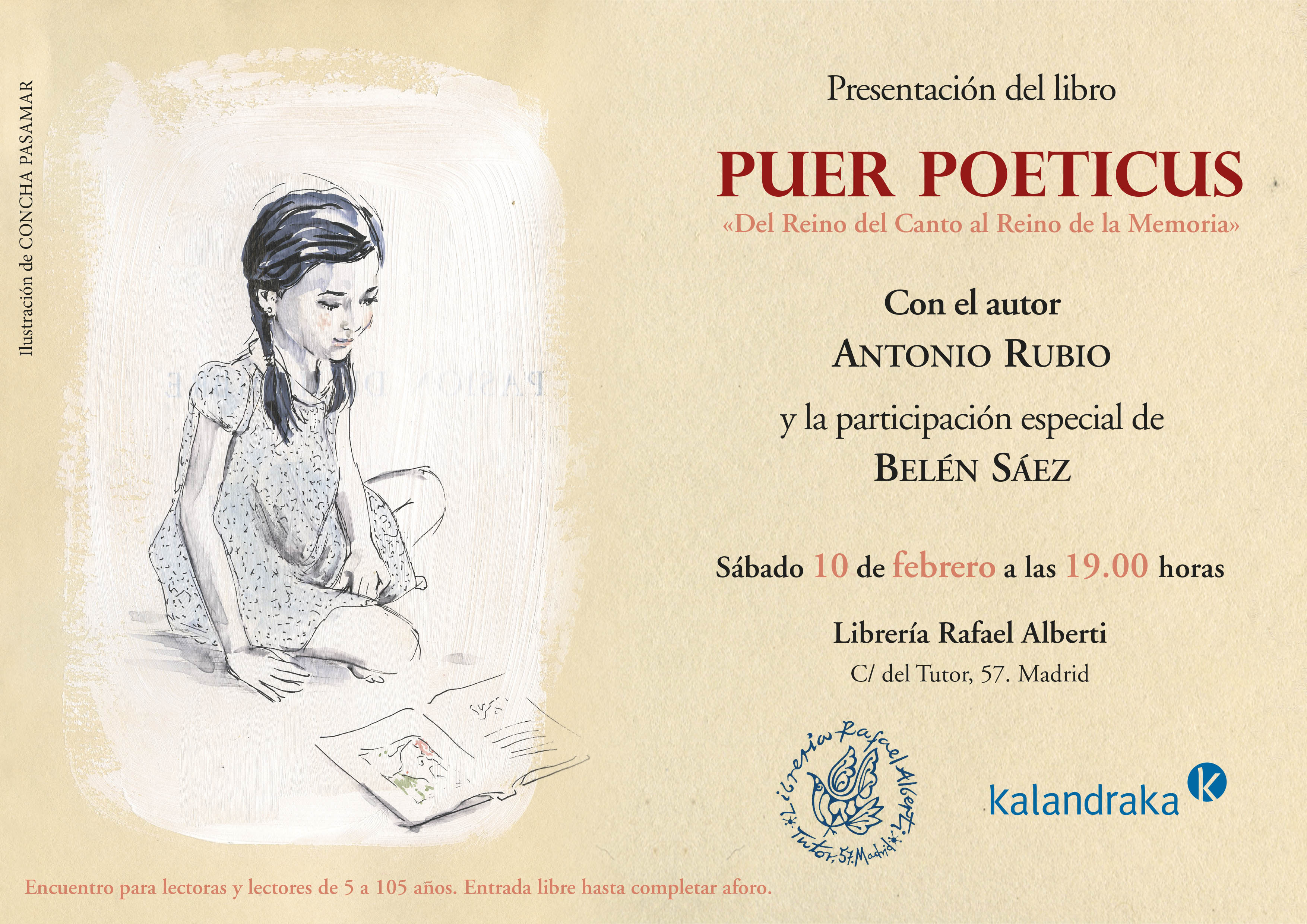 ANTONIO RUBIO, Puer poeticus (Kalandraka)