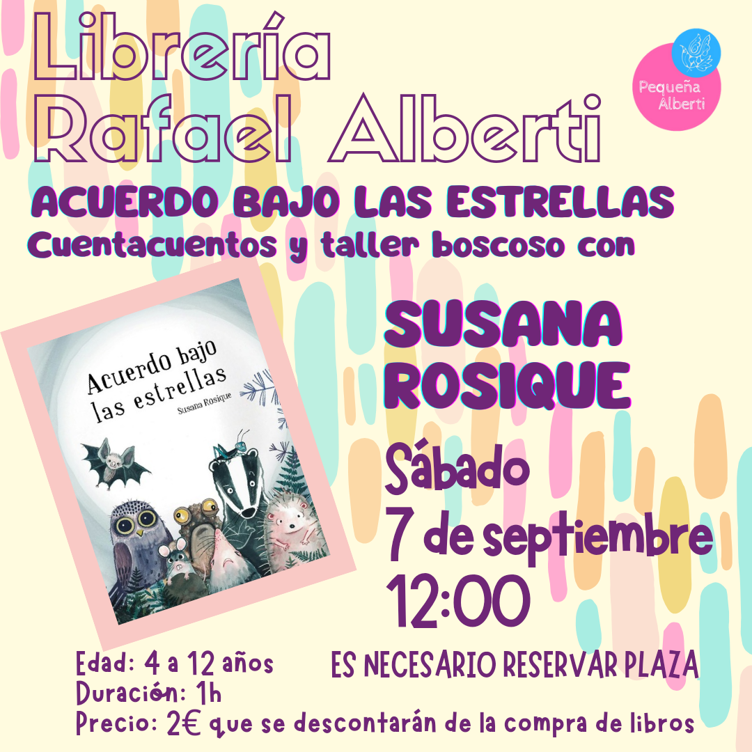 Acuerdo bajo las estrellas | Cuentacuentos y taller boscoso con SUSANA ROSIQUE