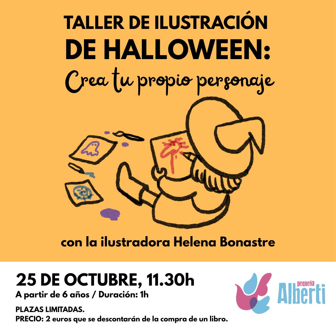 Taller de ilustración de personajes de Halloween con HELENA BONASTRE