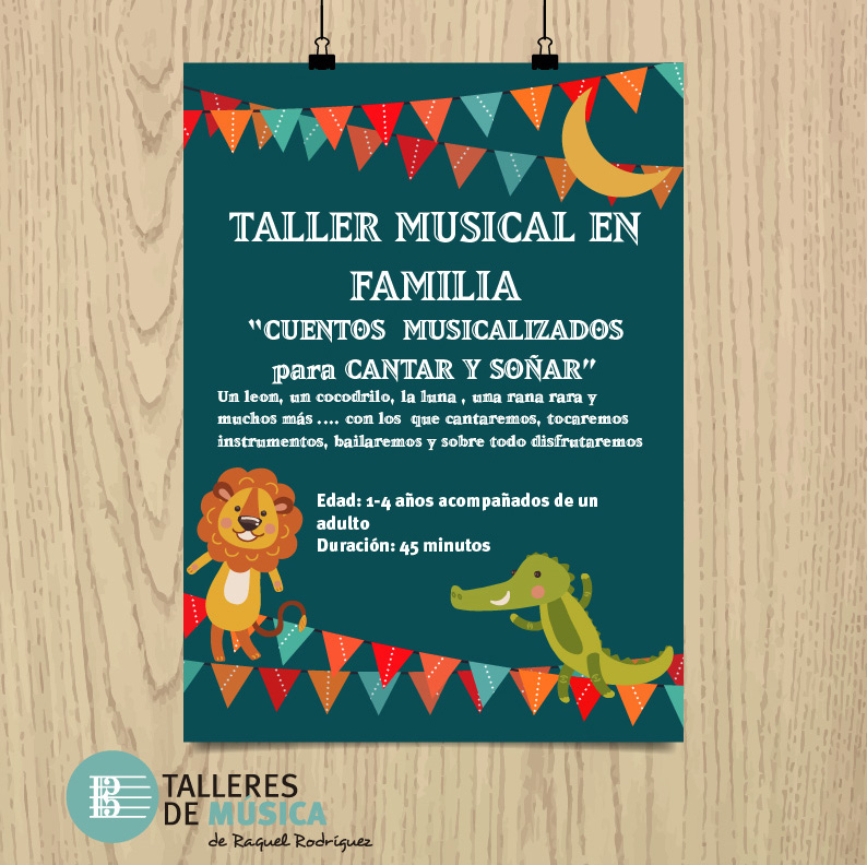 Taller musical en familia. Cuentos musicalizados para cantar y soñar