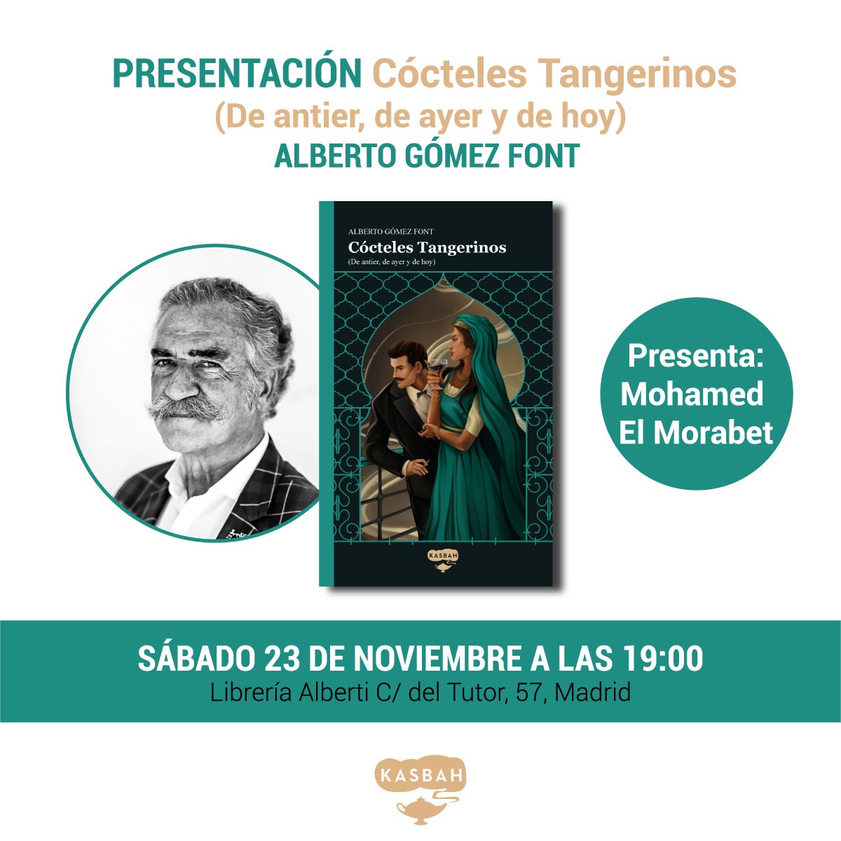 ALBERTO GÓMEZ FONT, Cócteles tangerinos (Kasbah)