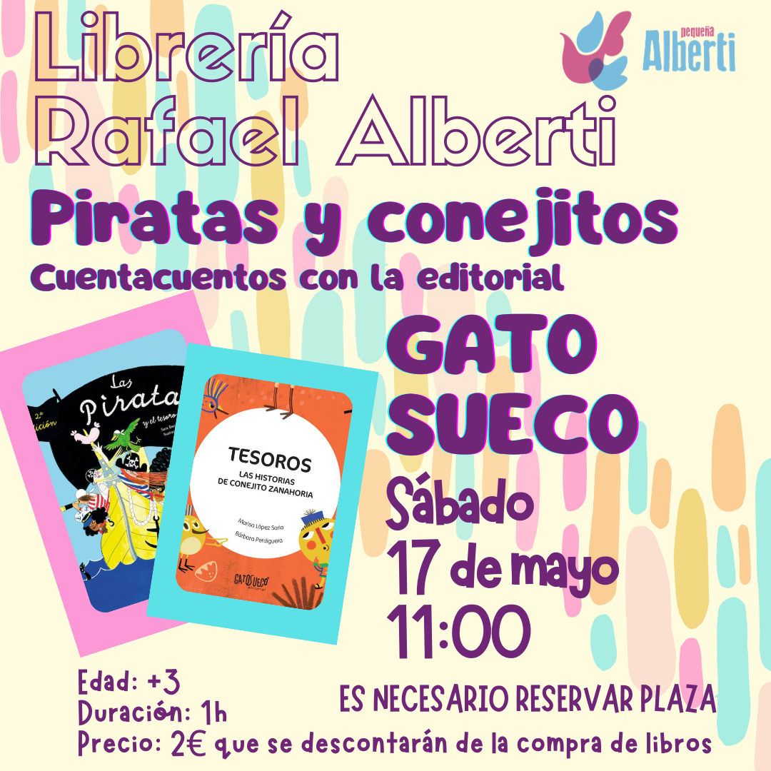 CONEJITOS Y PIRATAS | Cuentacuentos con la editorial GATO SUECO