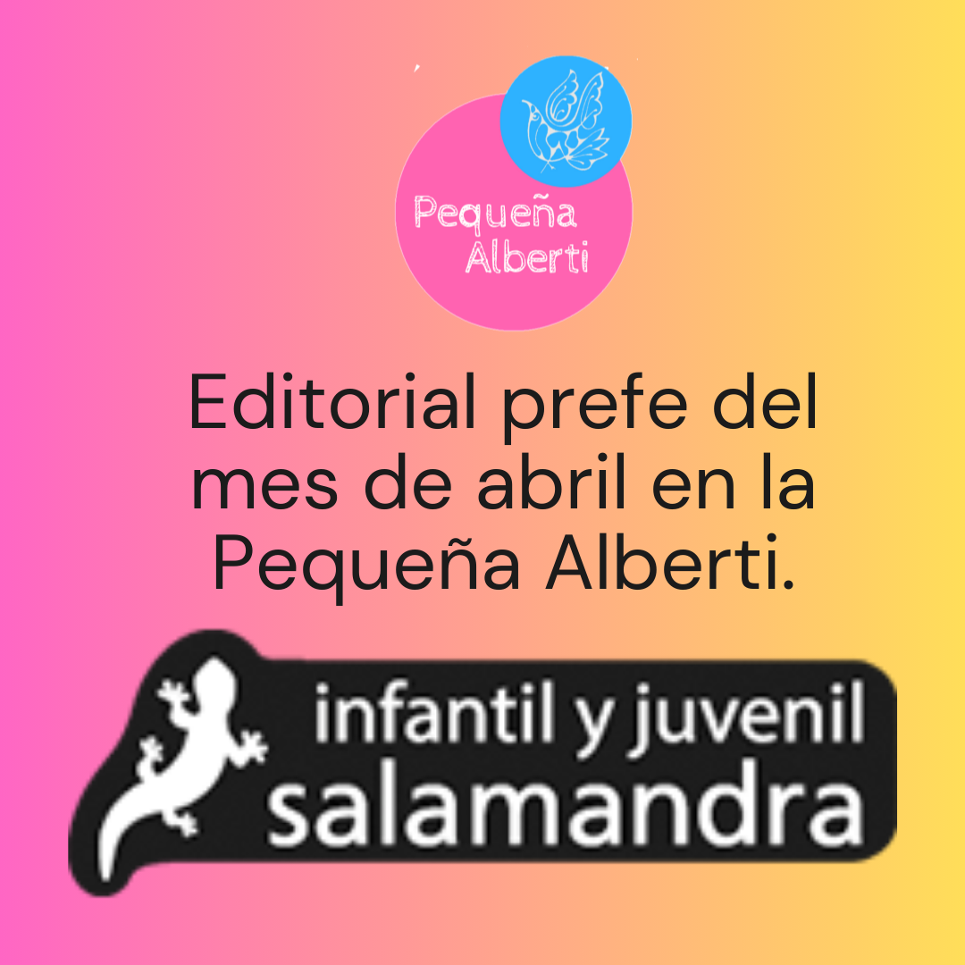 Salamandra, editorial prefe del mes del abril.