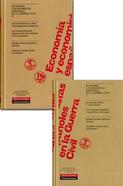 Economia y Economistas Españoles Guerra Civil 2 Vols.