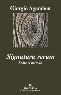Signatura Rerum "Sobre el Método"