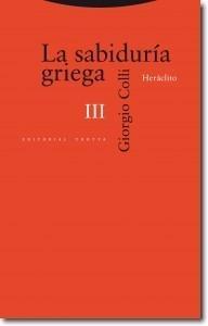 Sabiduria Griega, La Vol.III