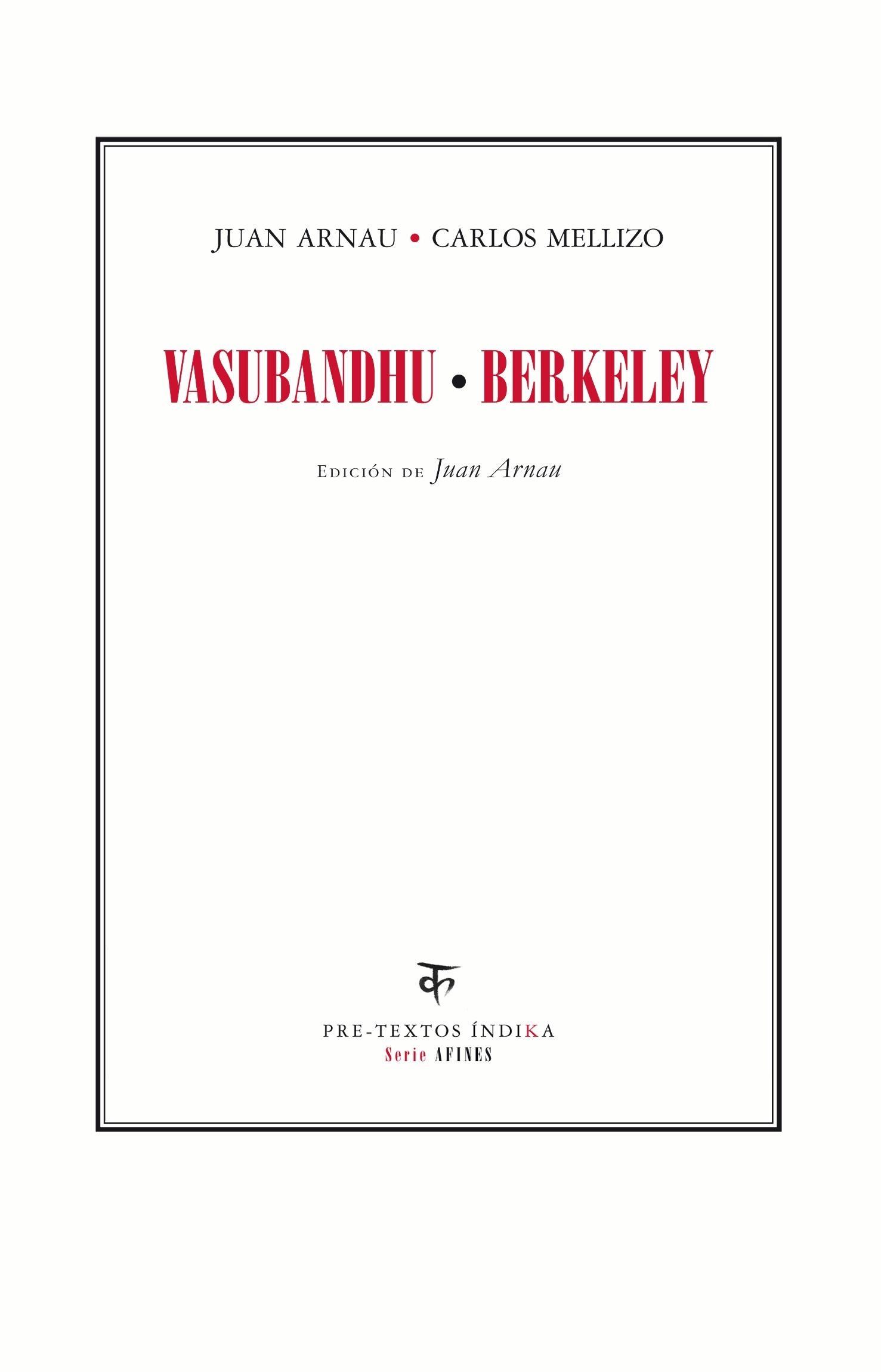 Vasubandhu - Berkeley. 