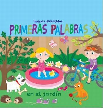 Primeras palabras en el jardín. Imanes divertidos