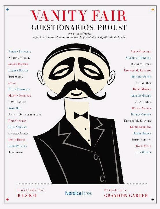 Vanity Fair. Cuestionarios Proust. 