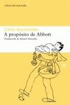 A propósito de Abbott. 