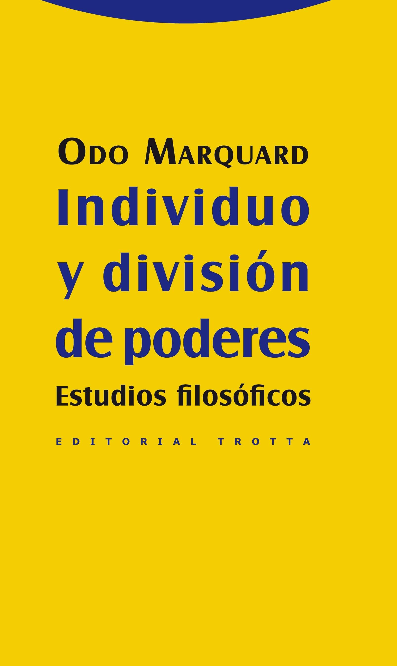 Individuo y división de poderes "Estudios filosóficos"