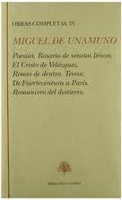 Obras Completas, IV "Poesías. Rosario de sonetos líricos. El Cristo de Velázquez.". 