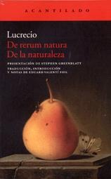 De Rerum Natura. de la Naturaleza