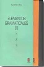 Elementos Gramaticales (3v).