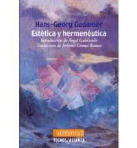 Estética y Hermeneútica. 