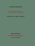 COSECHA. "ANTOLOGÍA DE LA LÍRICA CASTELLANA."