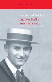 Cuando Kafka vino hacia mí... "Traduccion de Berat Vias Mahou"