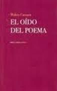 Oido del Poema El. 