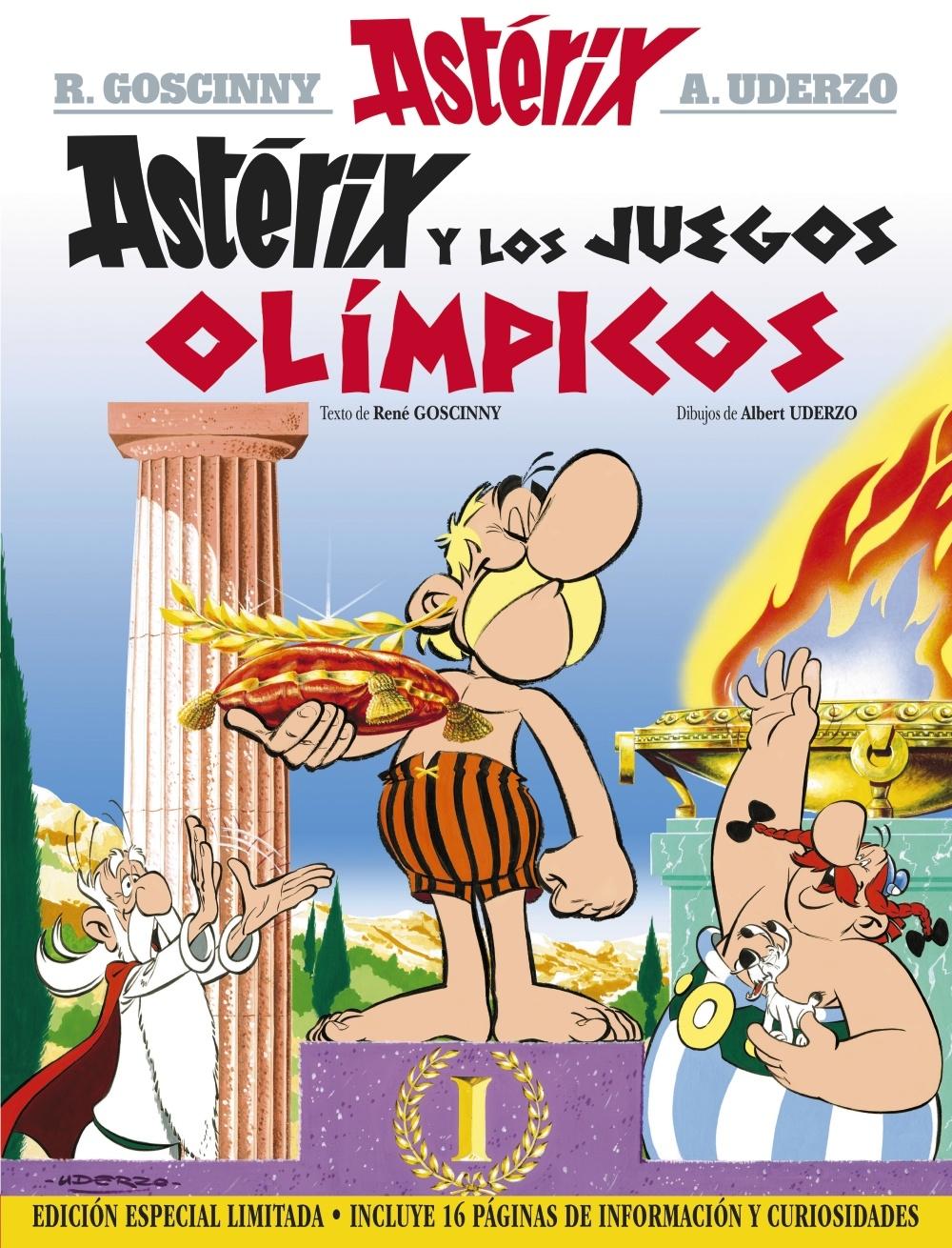 Astérix y los Juegos Olímpicos. Edición 2016 "Astérix 12. Edición Especial Limitada. Incluye 16 Páginas de Información y Curiosidades". 