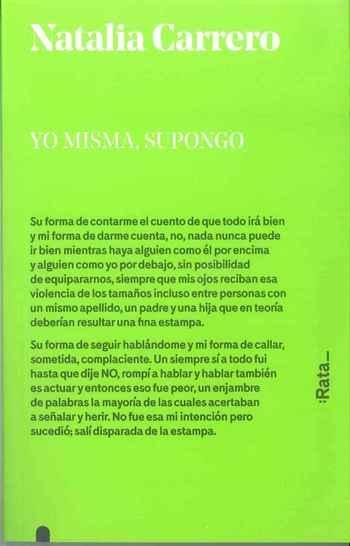 Yo Misma, Supongo