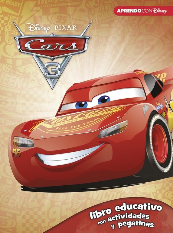 Cars 3 (Libro Educativo Disney con Actividades y Pegatinas)