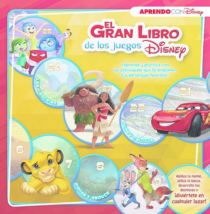 El Gran Libro de los Juegos Disney "¡Aprende y Practica con las Actividades que te Proponen tus Personajes F"