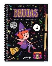 Brujas "Raspa, Descubre y Dibuja". 