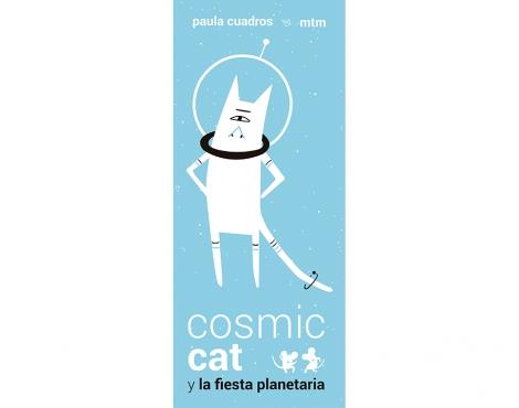 Cosmic Cat y la fiesta planetaria "Pegatinas"