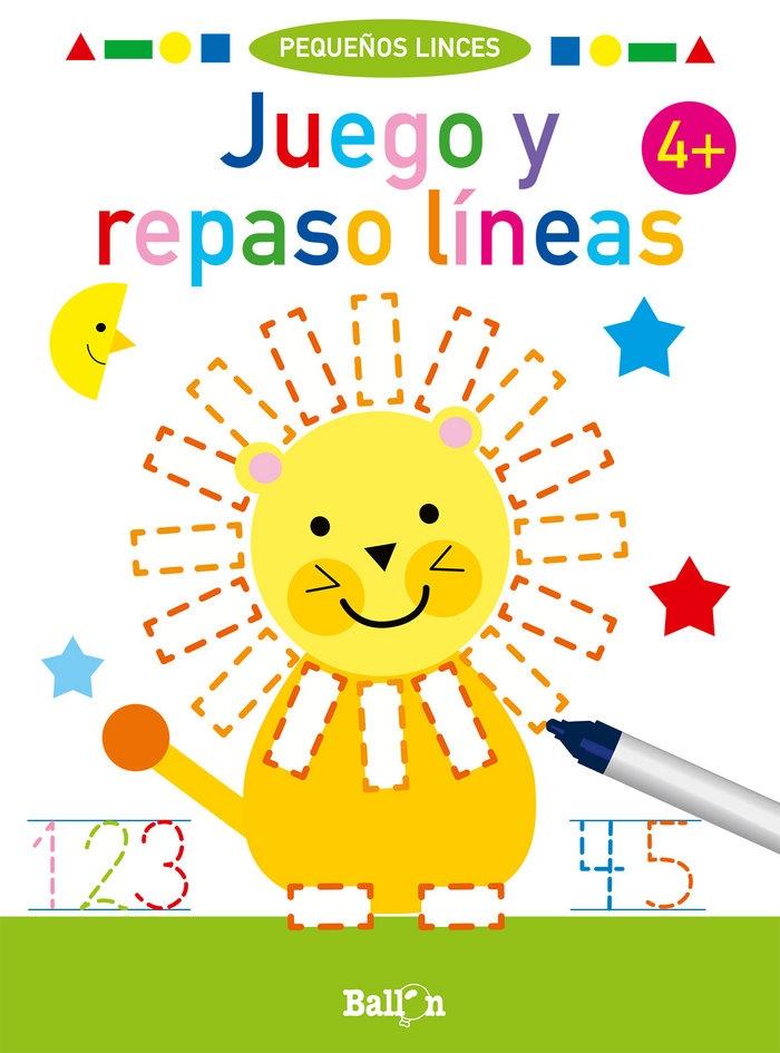 Juego y Repaso Líneas  "+4 Años - Incluye Rotulador"