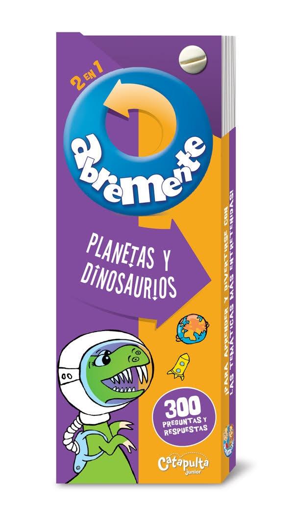 PLANETAS Y DINOSAURIOS "Abremente 2 en 1"