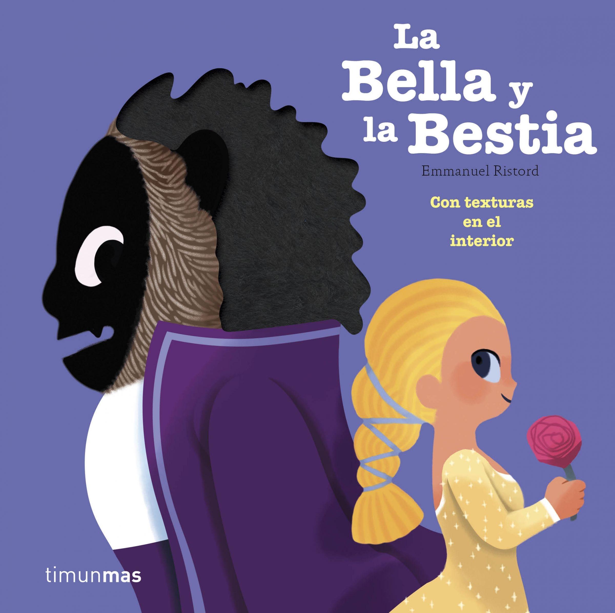 La Bella y la Bestia "Con texturas en el interior". 