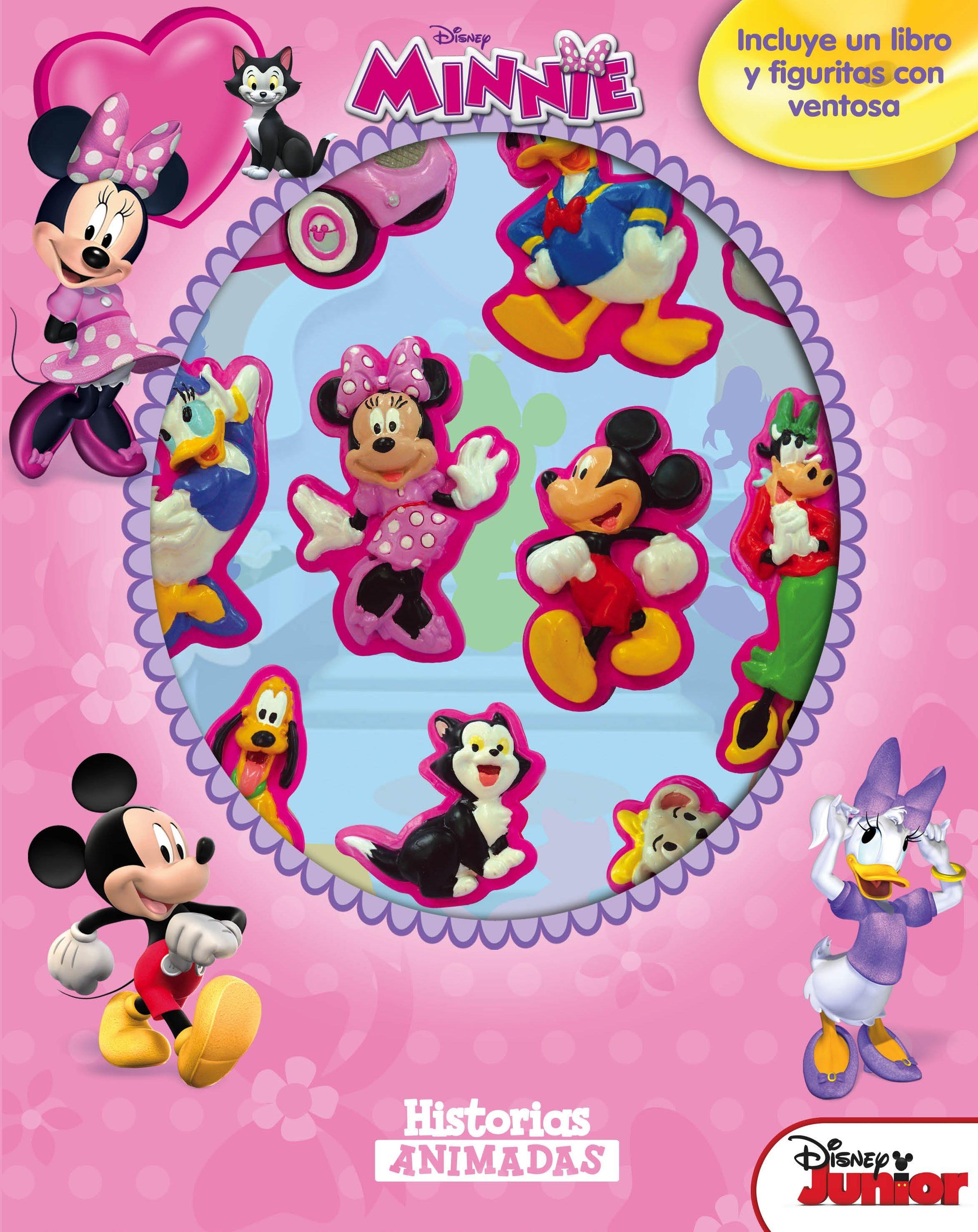 Minnie. Historias animadas "Incluye un libro y figuritas con ventosa". 