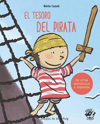 El tesoro del pirata "En letra mayúscula e imprenta". 